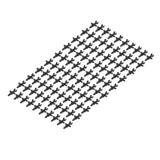 100Pcs 4/7mm Hose Micro Barbed End Plugs Irrigation Fitting Kit for Gardens Landscaping Lawns - Front View