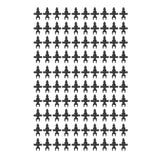 100Pcs 4/7mm Hose Micro Barbed End Plugs Irrigation Fitting Kit for Gardens Landscaping Lawns