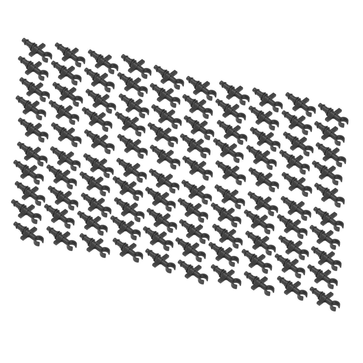 100Pcs 4/7mm Hose Micro Barbed End Plugs Irrigation Fitting Kit for Gardens Landscaping Lawns