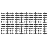 100Pcs 4/7mm Hose Micro Barbed End Plugs Irrigation Fitting Kit for Gardens Landscaping Lawns