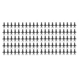 100Pcs 4/7mm Hose Micro Barbed End Plugs Irrigation Fitting Kit for Gardens Landscaping Lawns