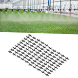100Pcs 4/7mm Hose Micro Barbed End Plugs Irrigation Fitting Kit for Gardens Landscaping Lawns