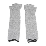 Arm Guard 45cm Tear Resistance Anti Cutting Level 5 Protection Safety Protective Sleeves for Garden Kitchen