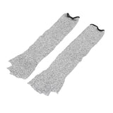 Arm Guard 45cm Tear Resistance Anti Cutting Level 5 Protection Safety Protective Sleeves for Garden Kitchen - Side View