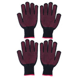 2 Pairs Cut Resistant Gloves Kitchen Gardening Safety Protection Tool for Wood CarvingPink 25cm
