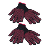 2 Pairs Cut Resistant Gloves Kitchen Gardening Safety Protection Tool for Wood CarvingPink 25cm