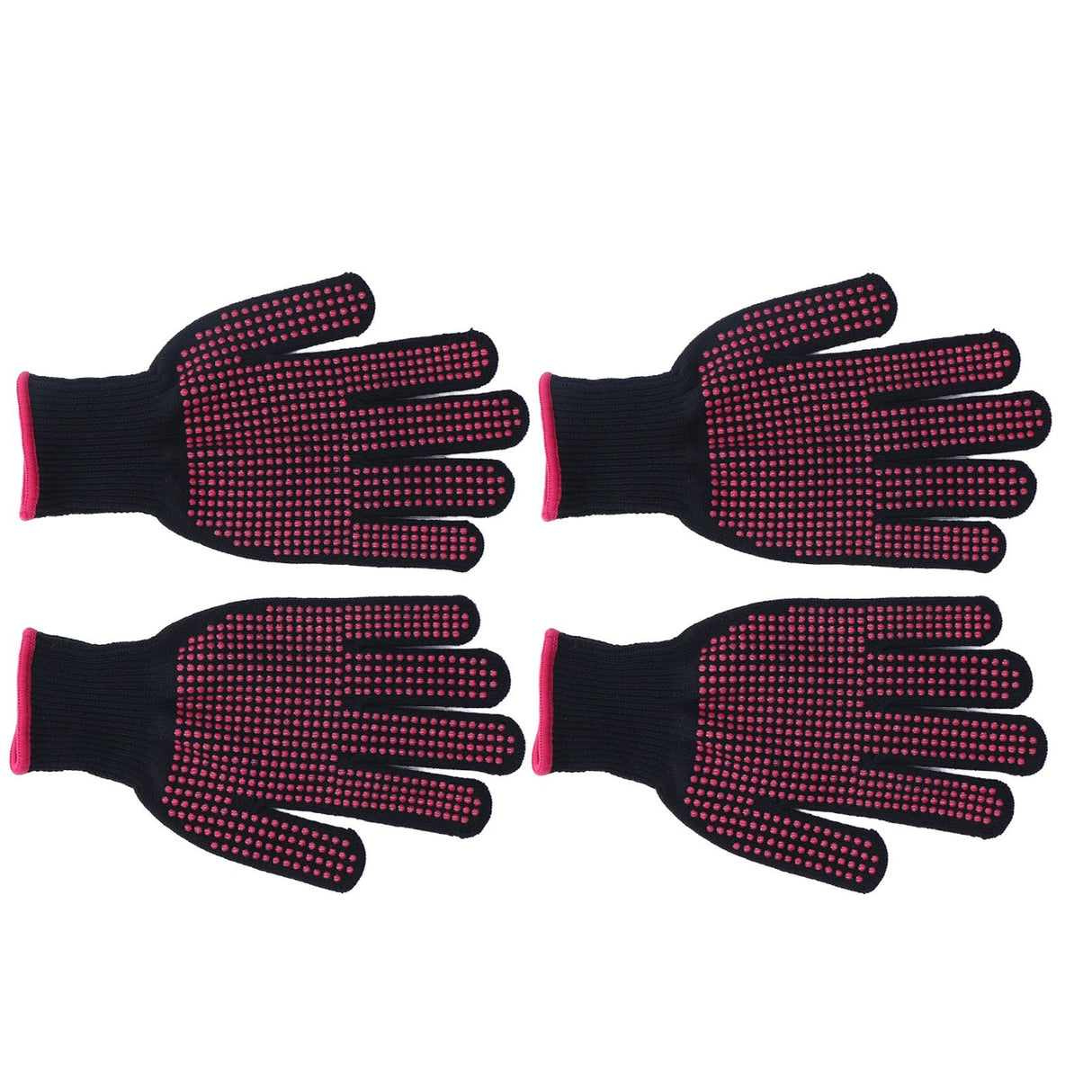 2 Pairs Cut Resistant Gloves Kitchen Gardening Safety Protection Tool for Wood CarvingPink 25cm
