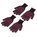 2 Pairs Cut Resistant Gloves Kitchen Gardening Safety Protection Tool for Wood CarvingPink 25cm