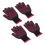 2 Pairs Cut Resistant Gloves Kitchen Gardening Safety Protection Tool for Wood CarvingPink 25cm