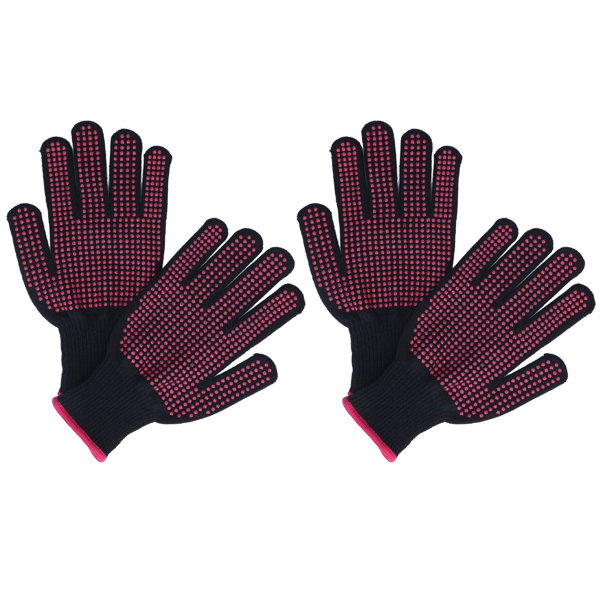 2 Pairs Cut Resistant Gloves Kitchen Gardening Safety Protection Tool for Wood CarvingPink 25cm