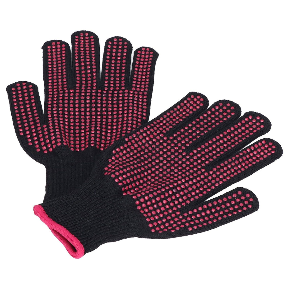2 Pairs Cut Resistant Gloves Kitchen Gardening Safety Protection Tool for Wood CarvingPink 25cm