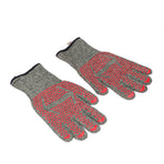 Heat Resistant Gloves Aramid Silicone Cotton BBQ Grill Oven Mitts 500℃ High Temperature Resistance 30cm