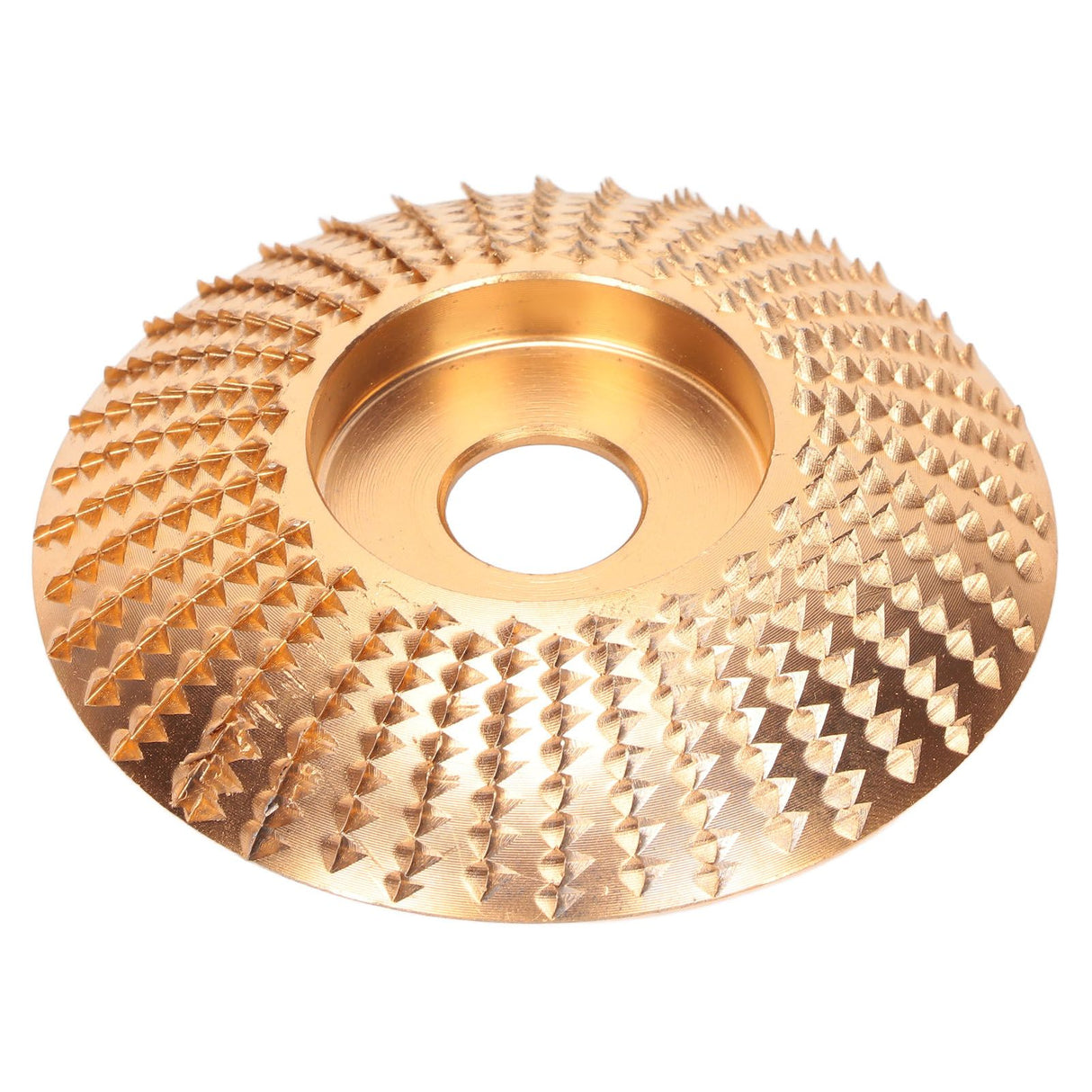 Grinding Wheel High Carbon Steel Saw Disc Quick Clearing Wear Resistant Curved Gold Woodworking Grinder Disc