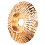 Grinding Wheel High Carbon Steel Saw Disc Quick Clearing Wear Resistant Curved Gold Woodworking Grinder Disc