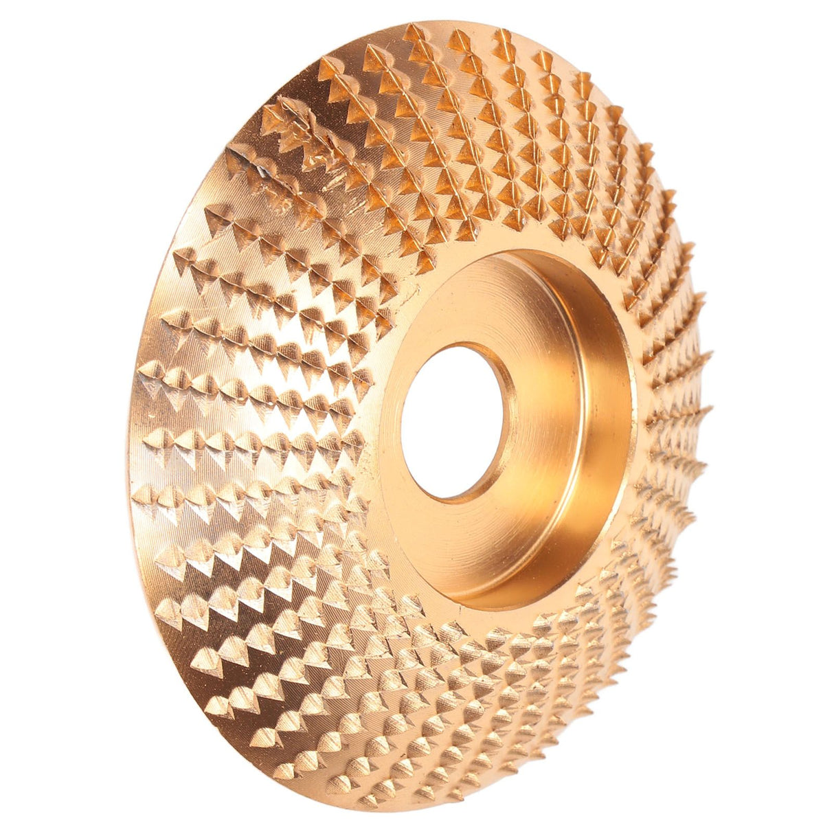 Grinding Wheel High Carbon Steel Saw Disc Quick Clearing Wear Resistant Curved Gold Woodworking Grinder Disc