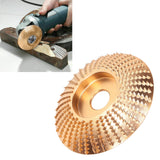 Grinding Wheel High Carbon Steel Saw Disc Quick Clearing Wear Resistant Curved Gold Woodworking Grinder Disc - Extra Image