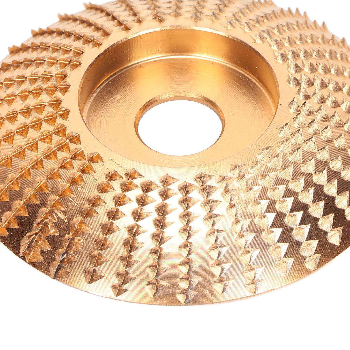 Grinding Wheel High Carbon Steel Saw Disc Quick Clearing Wear Resistant Curved Gold Woodworking Grinder Disc