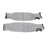 Cut Resistant Arm Sleeves HPPE Protective Safety Arm Guard for Gardening Wood Carving 36cm - Rear View