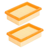 2Pcs Air Filter 4203 141 0301/4203 007 1028 for STIHL Backpack Blower BR320 BR340 BR380 BR400 - Front View