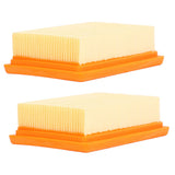 2Pcs Air Filter 4203 141 0301/4203 007 1028 for STIHL Backpack Blower BR320 BR340 BR380 BR400