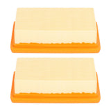 2Pcs Air Filter 4203 141 0301/4203 007 1028 for STIHL Backpack Blower BR320 BR340 BR380 BR400 - 45-Degree Angle