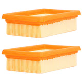 2Pcs Air Filter 4203 141 0301/4203 007 1028 for STIHL Backpack Blower BR320 BR340 BR380 BR400 - Low Angle