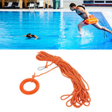 Floating Lifesaving Rope 30meter Outdoor Professional Reflective Floatable Throwing Rope Lifeguard for Swimming Boating