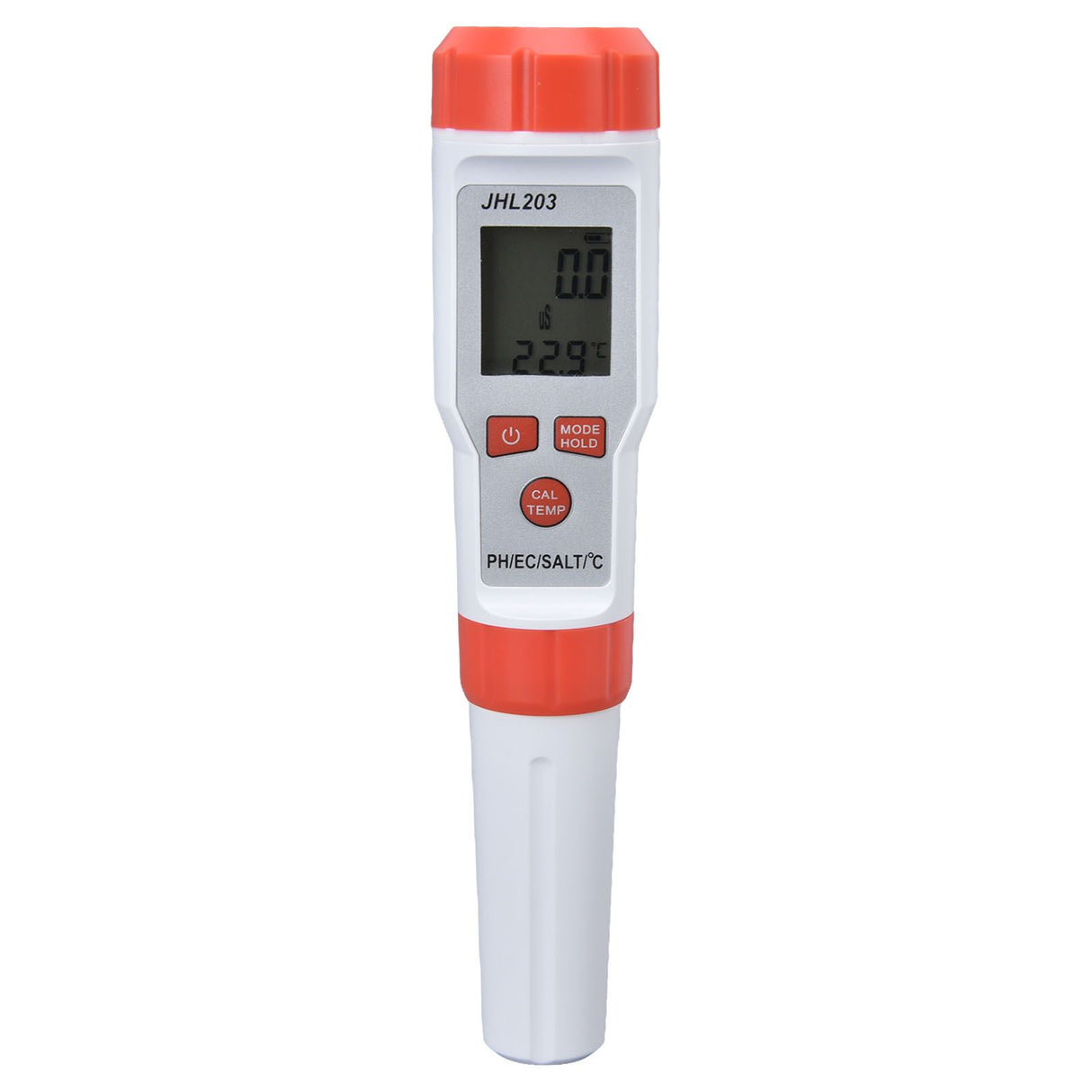 PH Tester 4 in 1 Portable Automatic Recognition Temperature Compensation Accurate Widely Used EC Meter for PH EC SALT