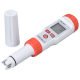PH Tester 4 in 1 Portable Automatic Recognition Temperature Compensation Accurate Widely Used EC Meter for PH EC SALT - Low Angle