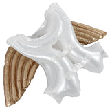 Inflatable Swim Vest Angel Wing Appearance Thickening Environmentally PVC Swimming Jacket for 4‑10 Years Old Child - Close-Up Angle