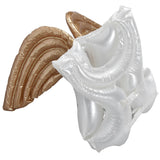 Inflatable Swim Vest Angel Wing Appearance Thickening Environmentally PVC Swimming Jacket for 4‑10 Years Old Child