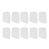 10pcs Air Filter Cotton Replace 530150253 Chain Saw Filter Cleaner for Husqvarna 128L 128CD 128LD 128LDX - Top-Down View