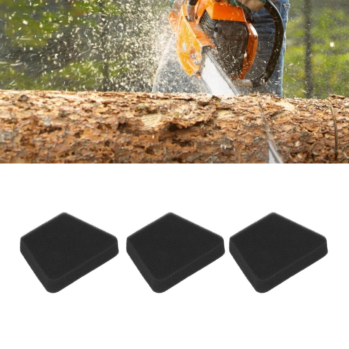 10pcs Air Filter Cotton Replace 530037793 Chain Saw Filter Cleaner for Poulan 1900 1950 1950LE 1975 1975LE