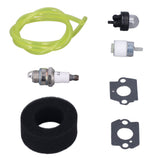 Fuel Air Filter Fuel Line Primer Bulb Set Trimmer Engine Tune Up Kit 180350 for Bolens BL410 Tiller BL100 BL150 BL250