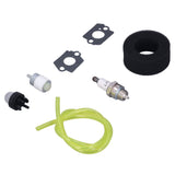 Fuel Air Filter Fuel Line Primer Bulb Set Trimmer Engine Tune Up Kit 180350 for Bolens BL410 Tiller BL100 BL150 BL250