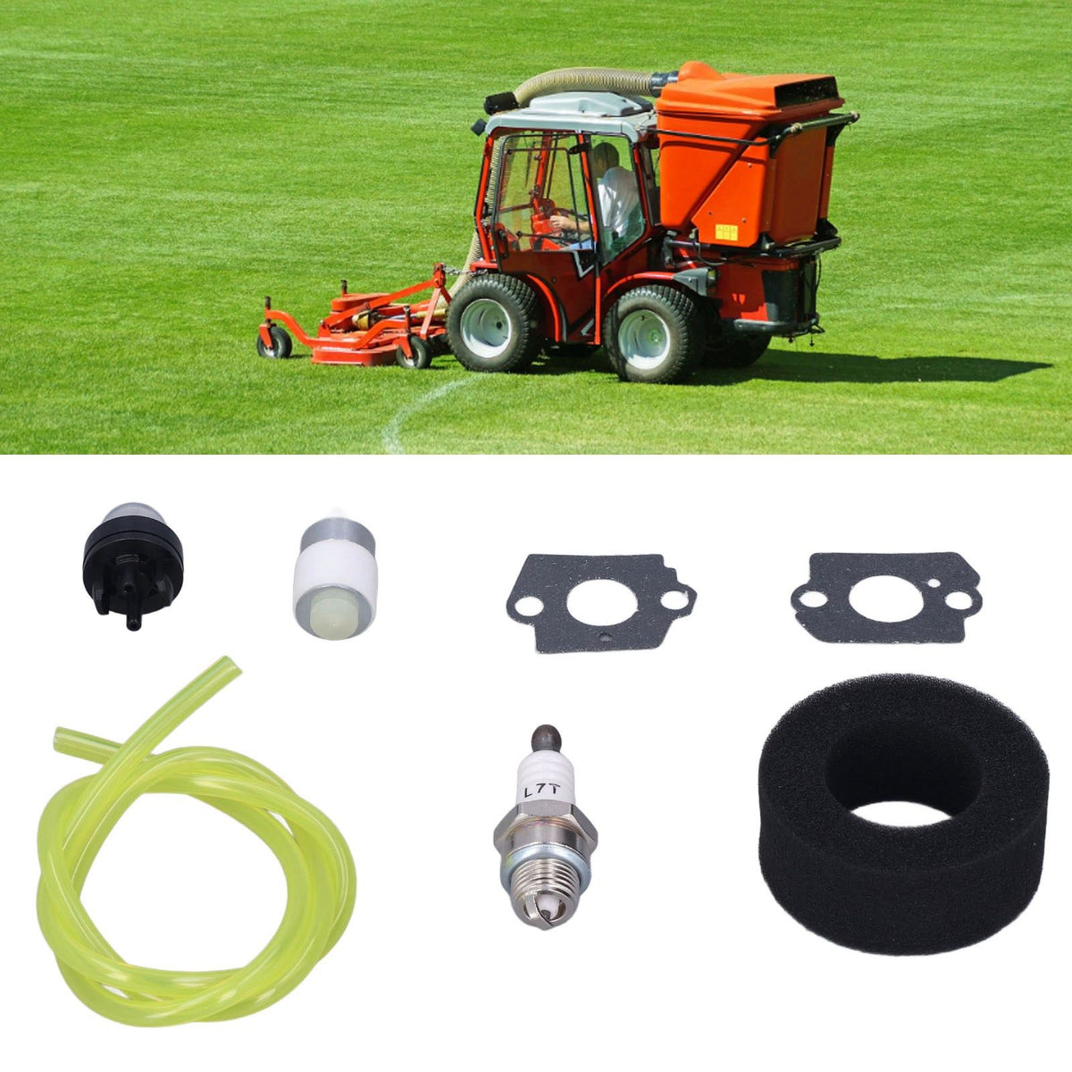 Fuel Air Filter Fuel Line Primer Bulb Set Trimmer Engine Tune Up Kit 180350 for Bolens BL410 Tiller BL100 BL150 BL250