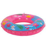 Swimming Floats Pink Flamingo Pattern Thickened Eco Friendly PVC Portable Round Pool Floats for Girl