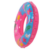 Swimming Floats Pink Flamingo Pattern Thickened Eco Friendly PVC Portable Round Pool Floats for Girl