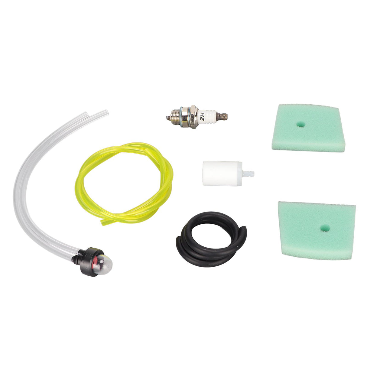 530047721 Air Filter Fuel Filter with Spark Plug Primer Bulb for Husqvarna 123L 322C Chainsaw