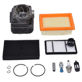 49mm Cylinder Piston Air Fuel Filter Kit for Stihl TS400 Concrete Cut Off Saw Replace 4223 020 1200 - Front View