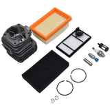 49mm Cylinder Piston Air Fuel Filter Kit for Stihl TS400 Concrete Cut Off Saw Replace 4223 020 1200