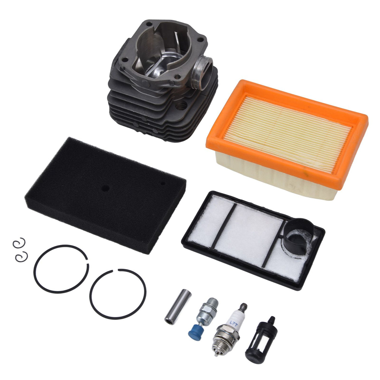 49mm Cylinder Piston Air Fuel Filter Kit for Stihl TS400 Concrete Cut Off Saw Replace 4223 020 1200