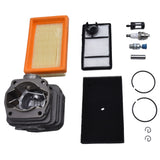 49mm Cylinder Piston Air Fuel Filter Kit for Stihl TS400 Concrete Cut Off Saw Replace 4223 020 1200