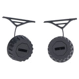 2Pcs Oil Cap Fuel Tank Cap Chainsaw Part for STIHL 066 MS660 OEM 0000 350 0509/0000 350 0520 - Top-Down View