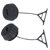 2Pcs Oil Cap Fuel Tank Cap Chainsaw Part for STIHL 066 MS660 OEM 0000 350 0509/0000 350 0520 - 45-Degree Angle