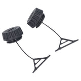 2Pcs Oil Cap Fuel Tank Cap Chainsaw Part for STIHL 066 MS660 OEM 0000 350 0509/0000 350 0520 - Rear View
