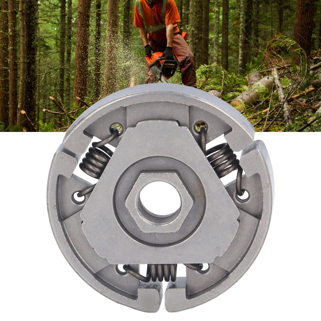 Chainsaw Clutches Assembly Wear Resistant Exquisite Workmanship Sprocket Clutches for 038 038AV for MS380 MS381