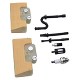 Chainsaw Air Filter Kit Wear Resistant High Accuracy Chainsaw Parts with Fuel Pipe Assembly for MS290 MS390 MS310 - 45-Degree Angle