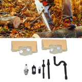 Chainsaw Air Filter Kit Wear Resistant High Accuracy Chainsaw Parts with Fuel Pipe Assembly for MS290 MS390 MS310