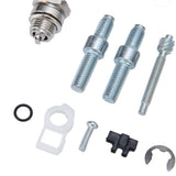 Chain Adjuster Tensioner Adjuster Bar Studs Kit for Stihl 066 MS 660 Replace OEM 1138 664 2400 and 1127 007 1003 - Extra Image